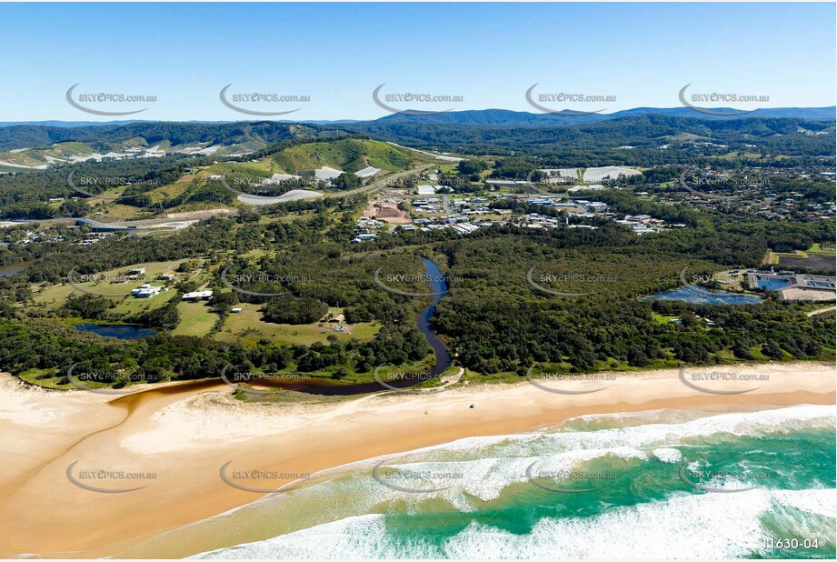 Aerial Photo Woolgoolga NSW Aerial Photography