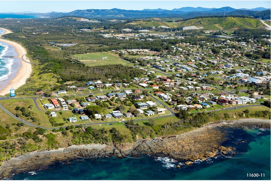 Aerial Photo Woolgoolga NSW Aerial Photography