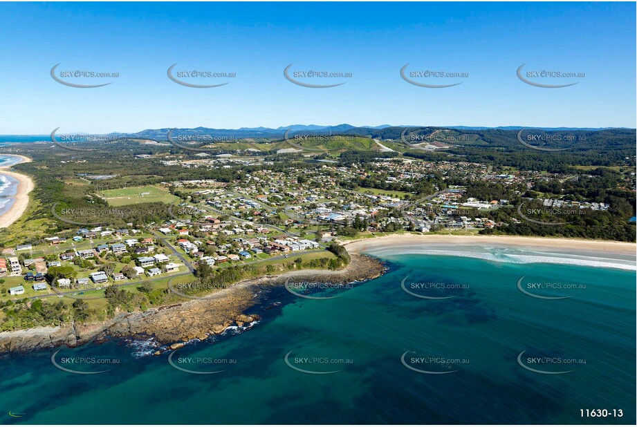 Aerial Photo Woolgoolga NSW Aerial Photography