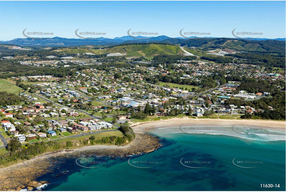 Aerial Photo Woolgoolga NSW Aerial Photography