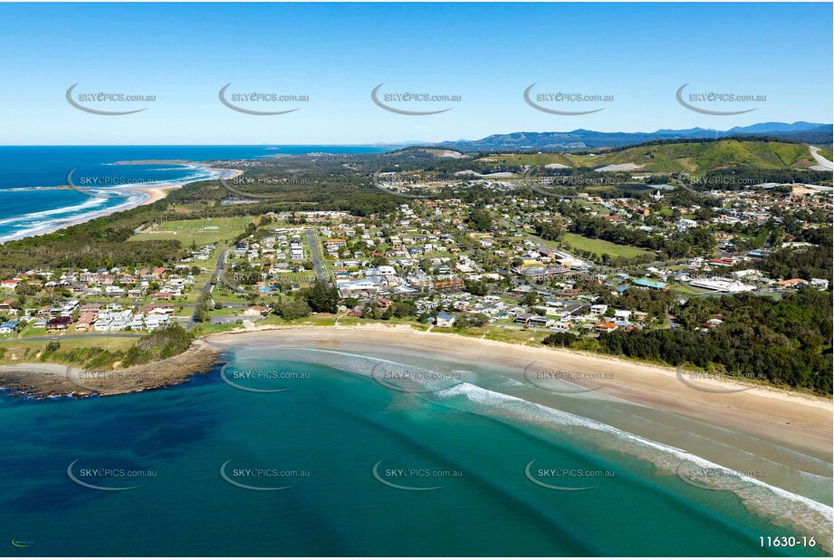 Aerial Photo Woolgoolga NSW Aerial Photography