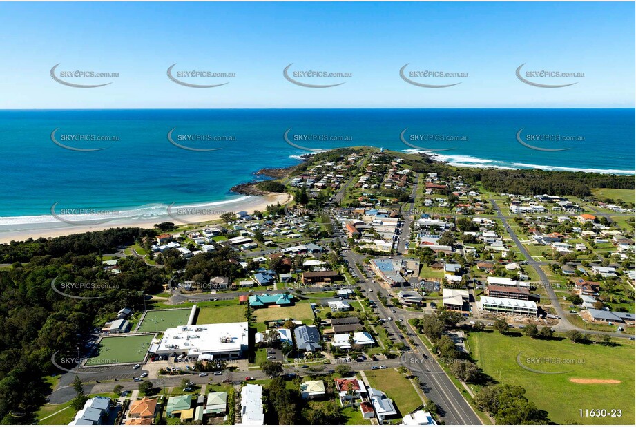 Aerial Photo Woolgoolga NSW Aerial Photography