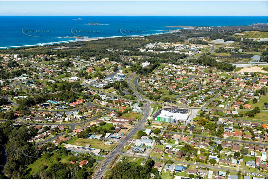 Aerial Photo Woolgoolga NSW Aerial Photography