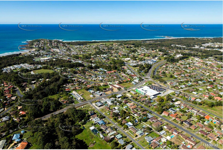 Aerial Photo Woolgoolga NSW Aerial Photography