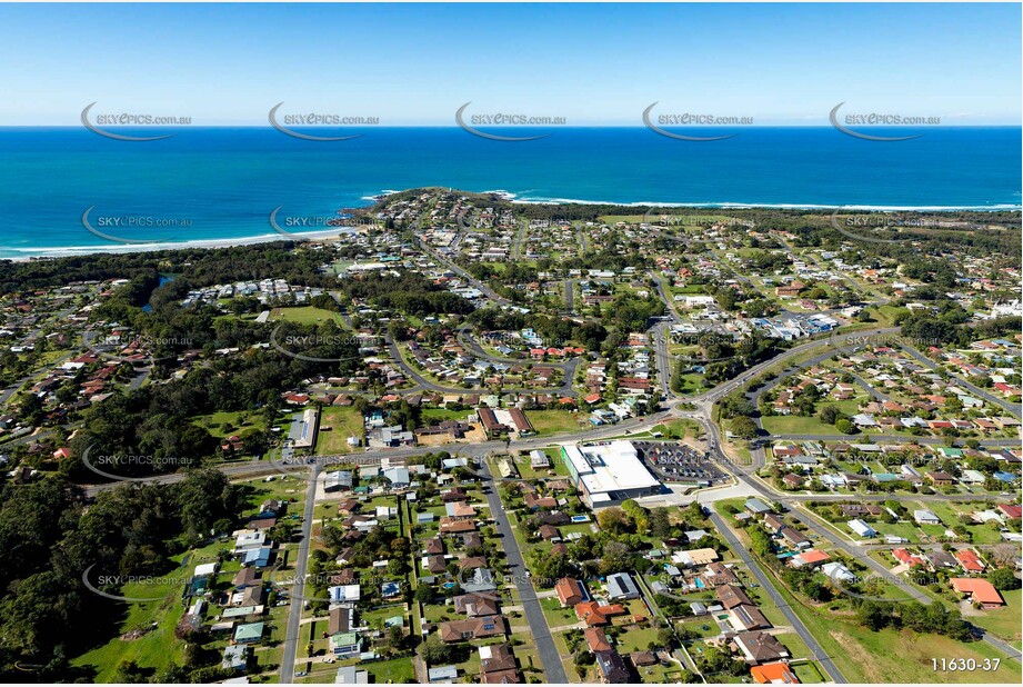 Aerial Photo Woolgoolga NSW Aerial Photography