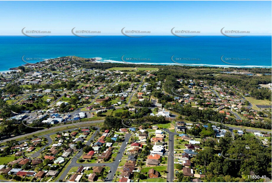 Aerial Photo Woolgoolga NSW Aerial Photography