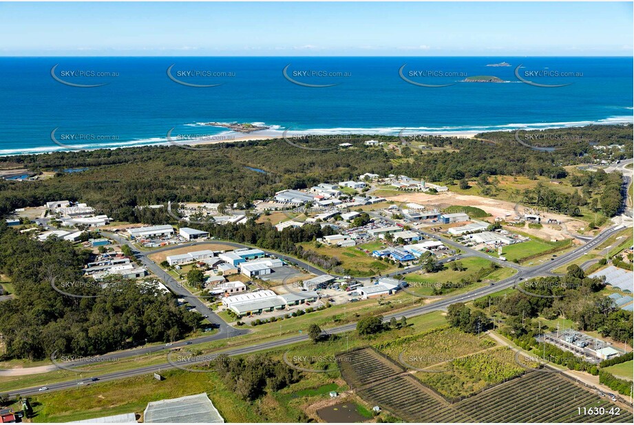 Aerial Photo Woolgoolga NSW Aerial Photography