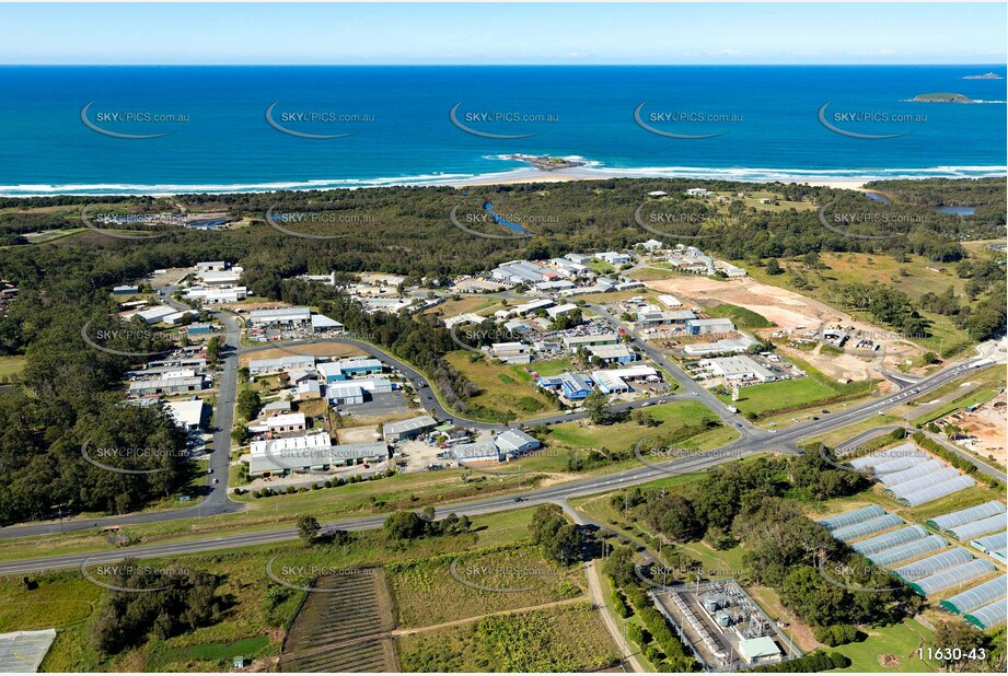 Aerial Photo Woolgoolga NSW Aerial Photography