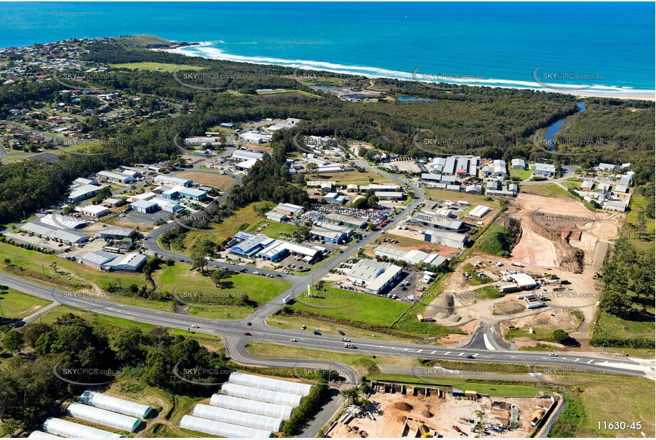 Aerial Photo Woolgoolga NSW Aerial Photography