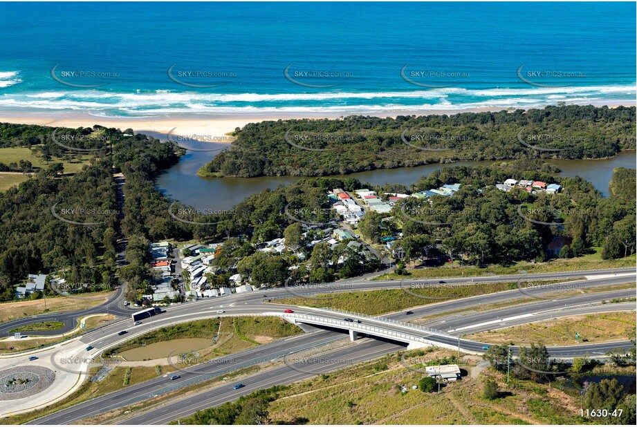 Aerial Photo Woolgoolga NSW Aerial Photography