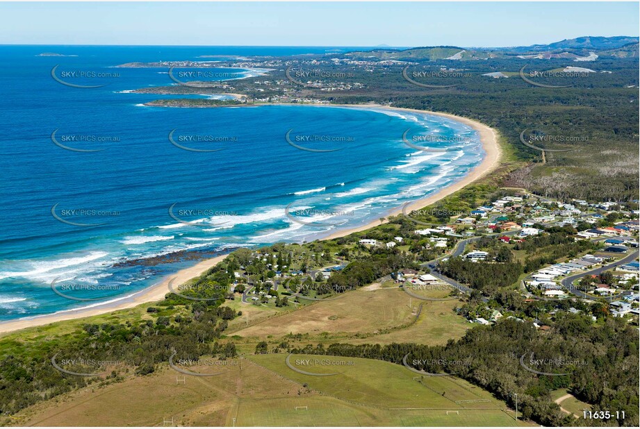 Aerial Photo Corindi Beach NSW Aerial Photography