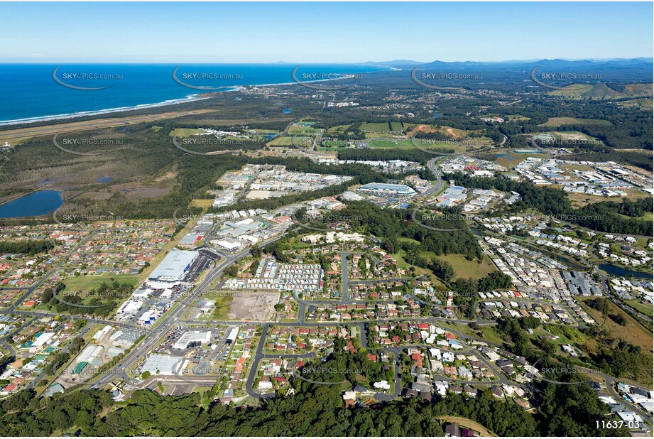 Aerial Photo North Boambee Valley Aerial Photography