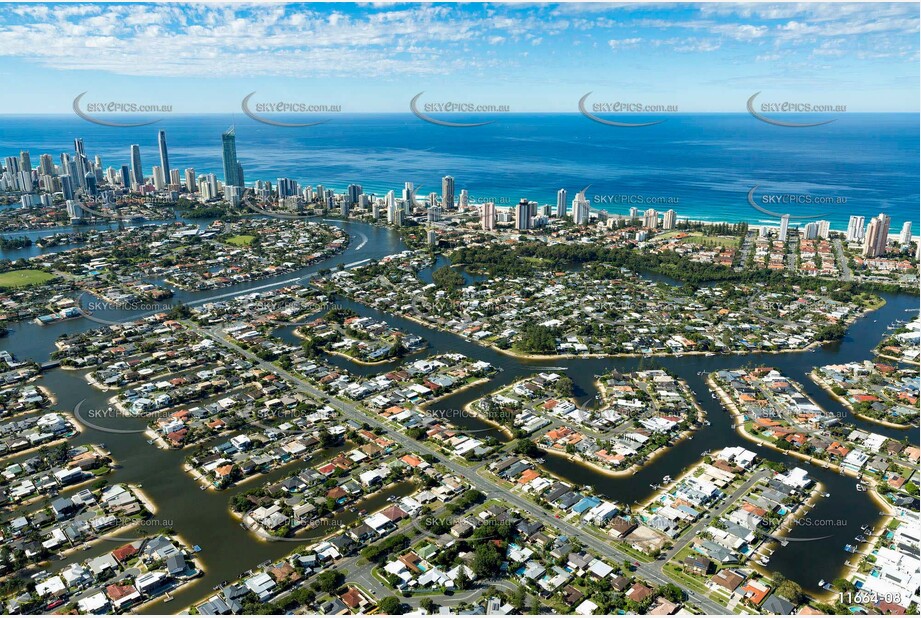 Broadbeach Waters Gold Coast QLD Aerial Photography
