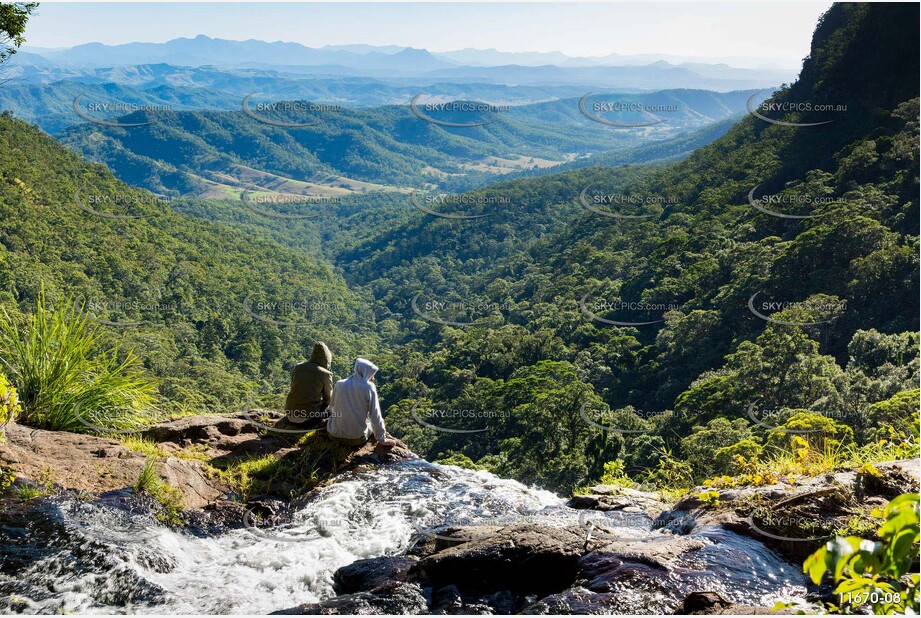 Morans Falls Lamington National Park Aerial Photography