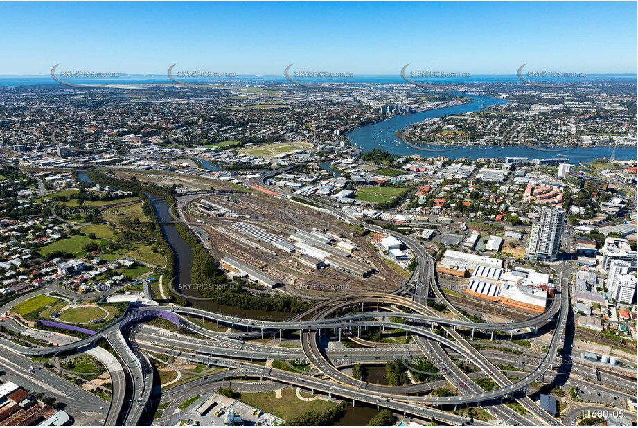 Aerial Photo Bowen Hills QLD Aerial Photography