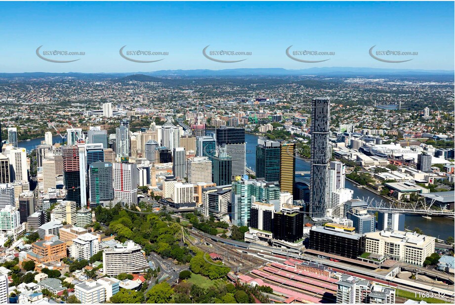 Aerial Photo Brisbane CBD QLD Aerial Photography