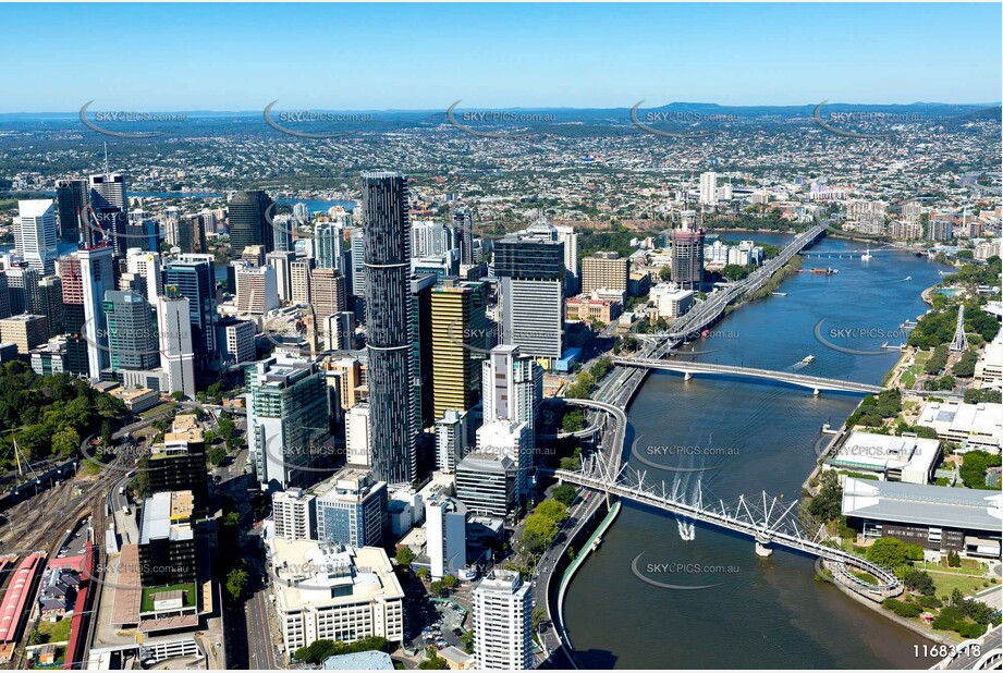 Aerial Photo Brisbane CBD QLD Aerial Photography