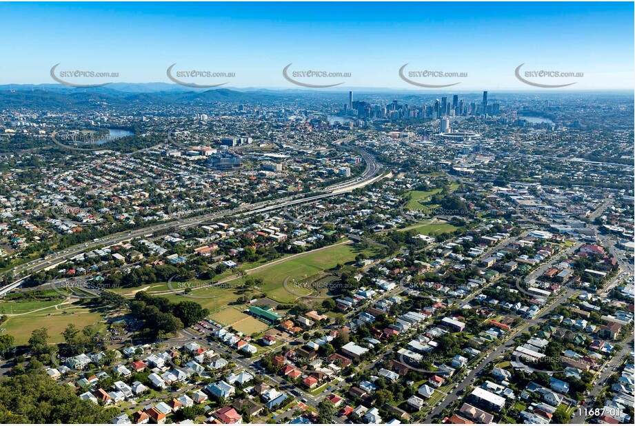 Aerial Photo Greenslopes QLD Aerial Photography