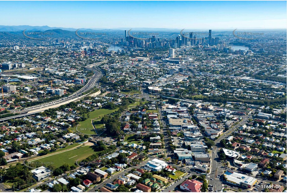 Aerial Photo Greenslopes QLD Aerial Photography