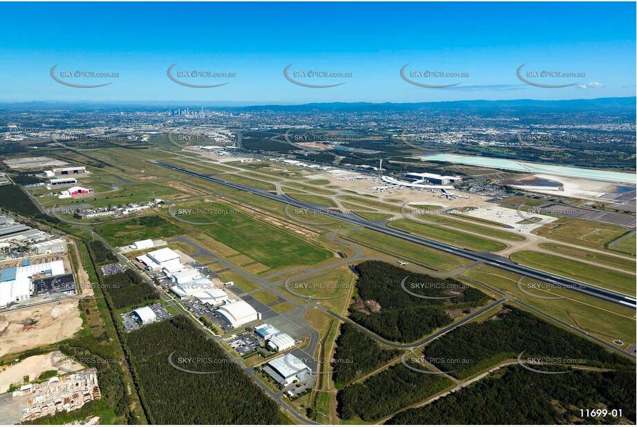 Aerial Photo of Brisbane Airport QLD Aerial Photography