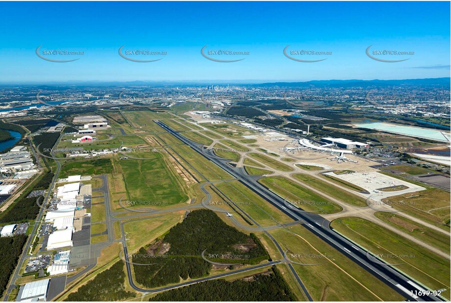 Aerial Photo of Brisbane Airport QLD Aerial Photography