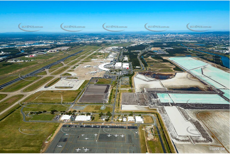 Aerial Photo of Brisbane Airport QLD Aerial Photography