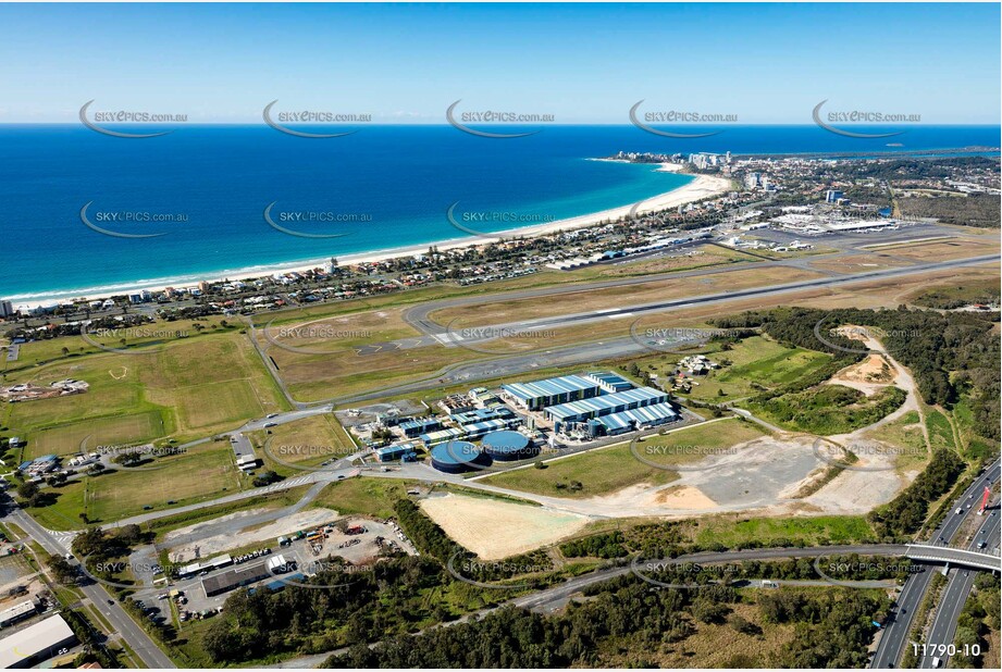 Gold Coast Airport at Bilinga QLD QLD Aerial Photography