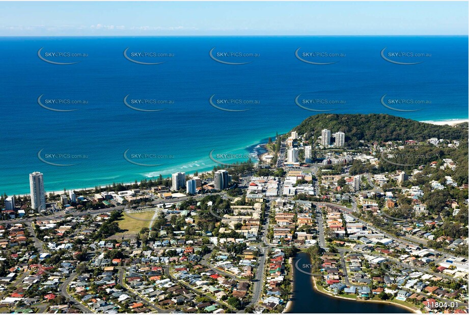 Aerial Photo Burleigh Heads QLD Aerial Photography