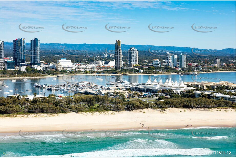 Aerial Photo Main Beach QLD Aerial Photography