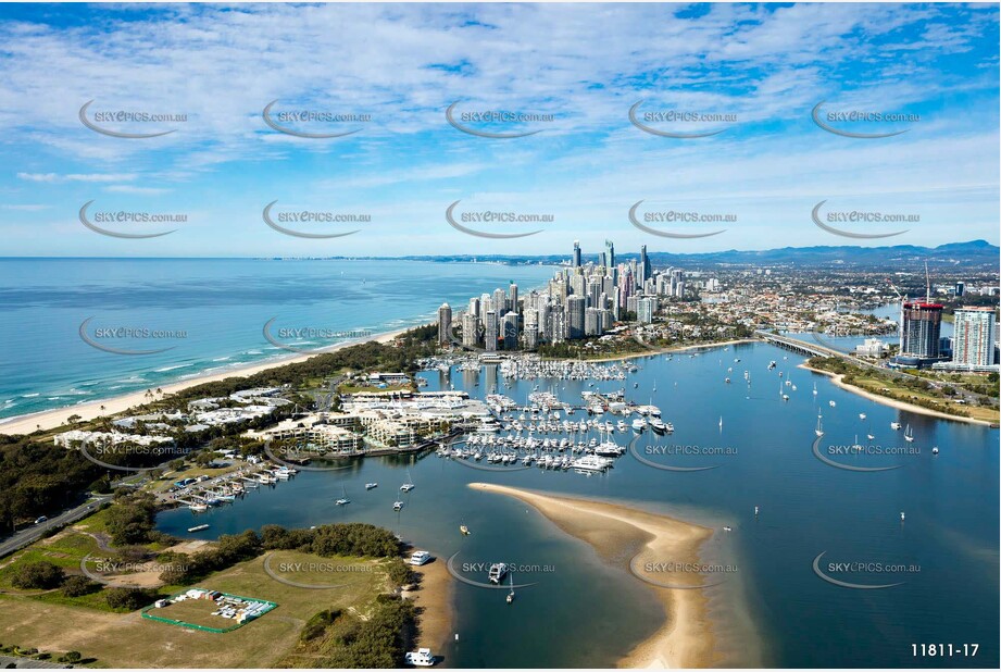 Aerial Photo Main Beach QLD Aerial Photography