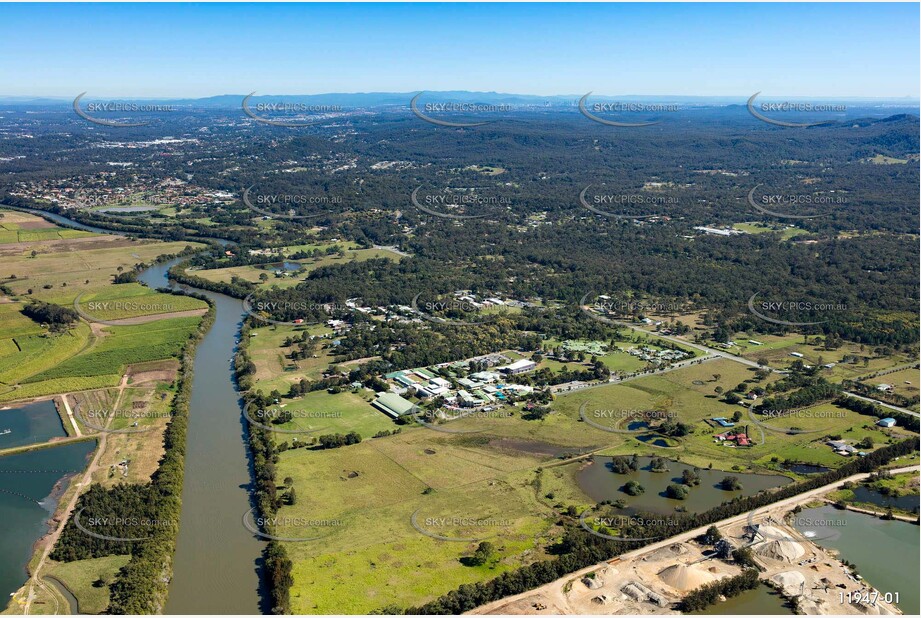 Carbrook on the Logan River QLD Aerial Photography