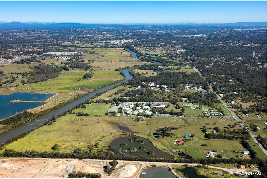 Carbrook on the Logan River QLD Aerial Photography