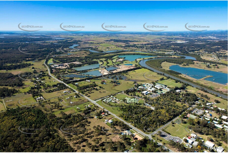 Carbrook on the Logan River QLD Aerial Photography