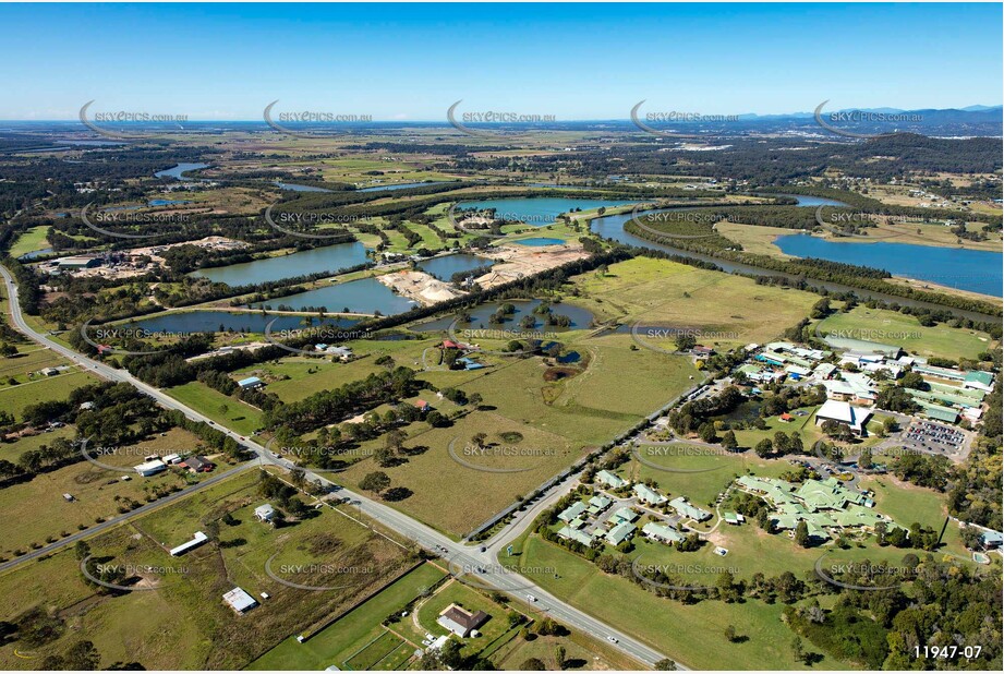 Carbrook on the Logan River QLD Aerial Photography