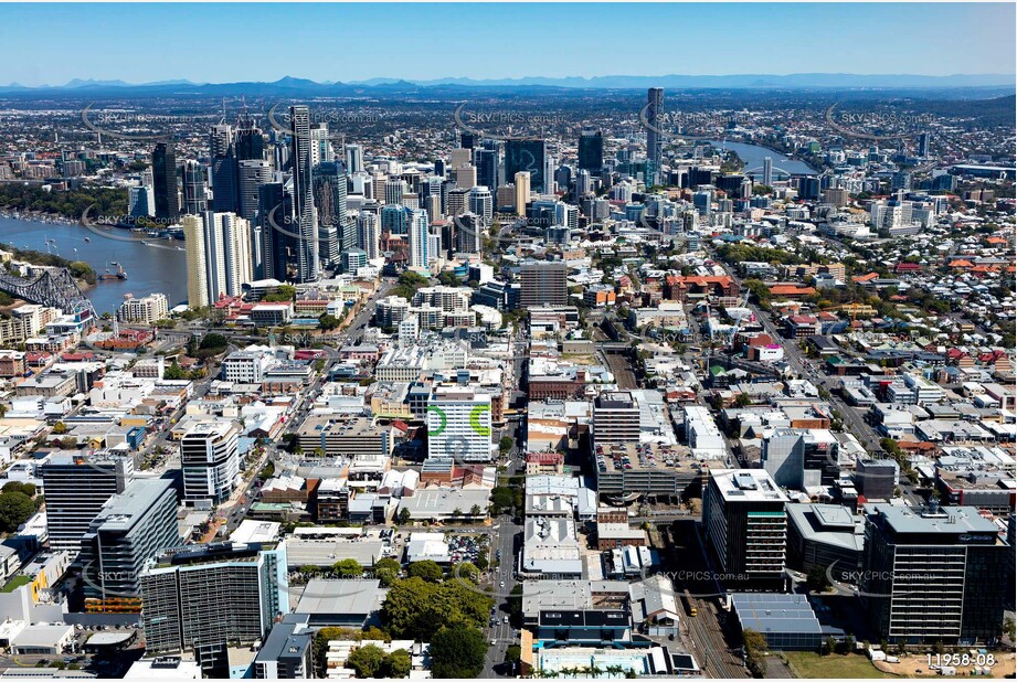 Aerial Photo Fortitude Valley QLD Aerial Photography