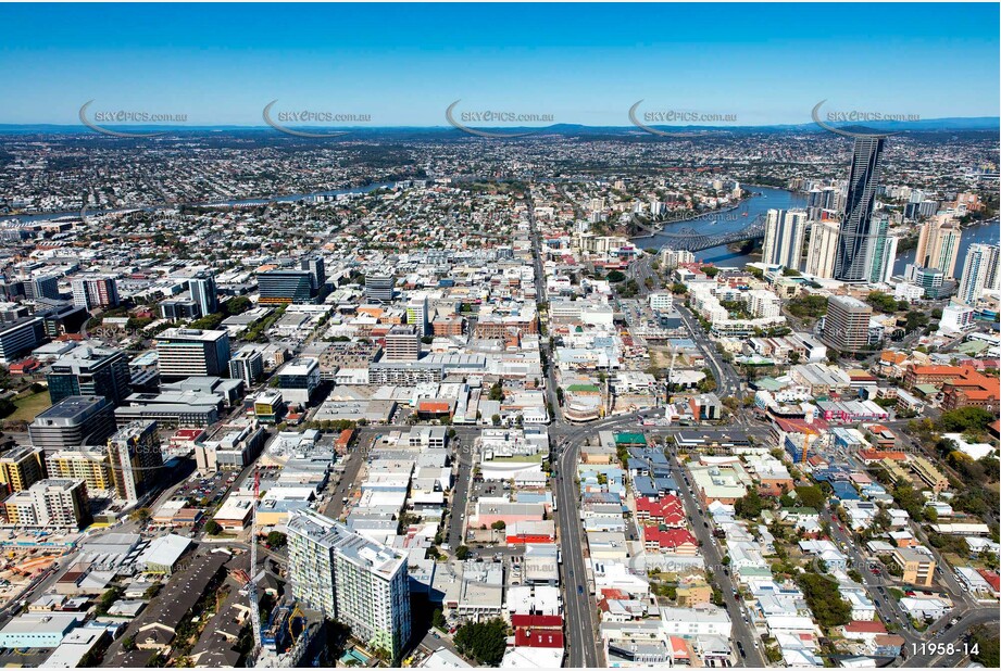 Aerial Photo Fortitude Valley QLD Aerial Photography