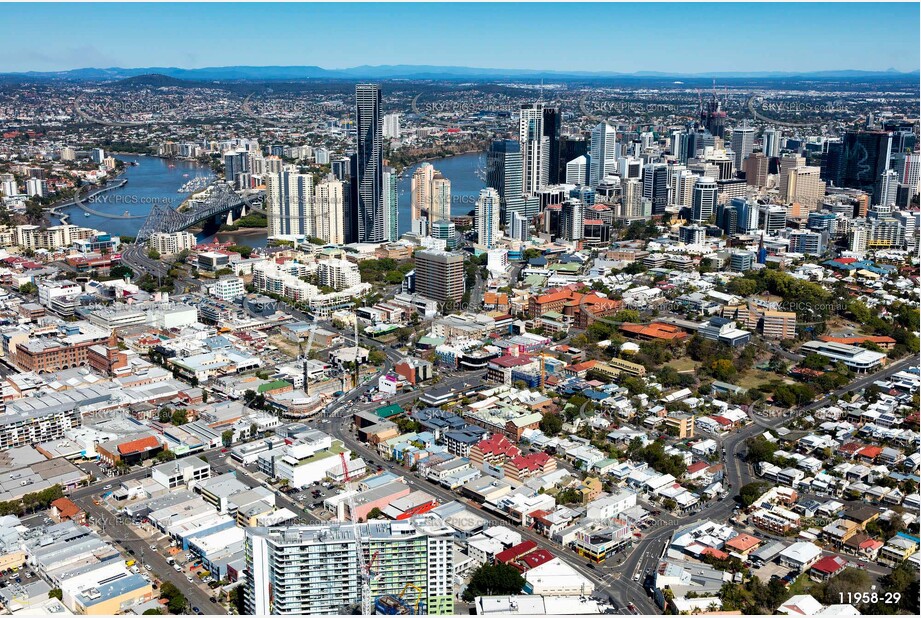 Aerial Photo Fortitude Valley QLD Aerial Photography