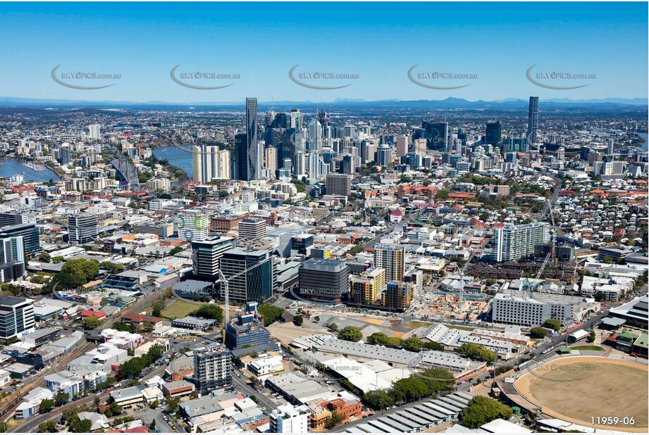 Aerial Photo Bowen Hills QLD Aerial Photography