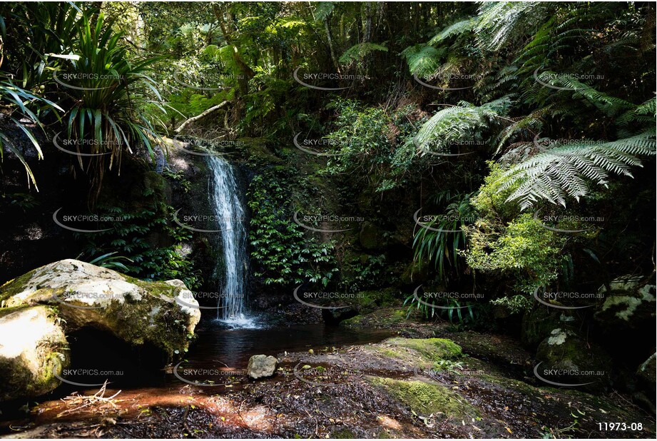 Small Waterfall - Lamington National Park QLD Aerial Photography