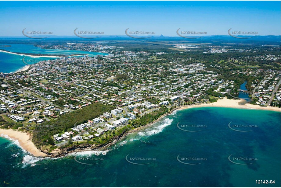Aerial Photo Moffat Beach QLD 4551 QLD Aerial Photography