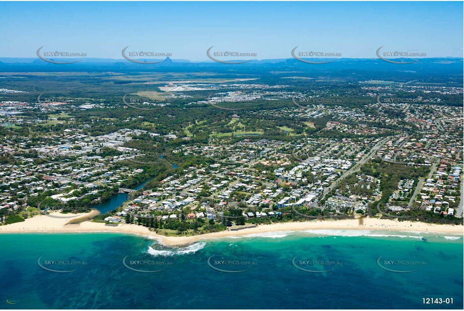 Aerial Photo Dicky Beach QLD 4551 QLD Aerial Photography