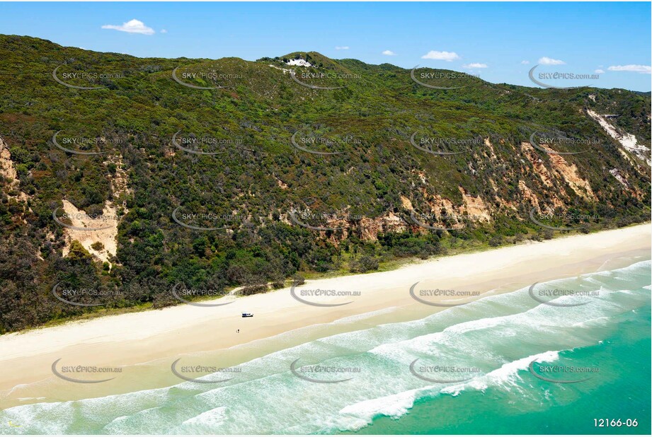 Coloured Sands - Teewah Beach QLD Aerial Photography