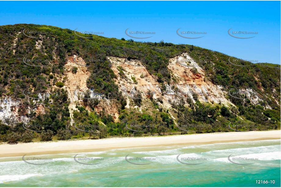 Coloured Sands - Teewah Beach QLD Aerial Photography