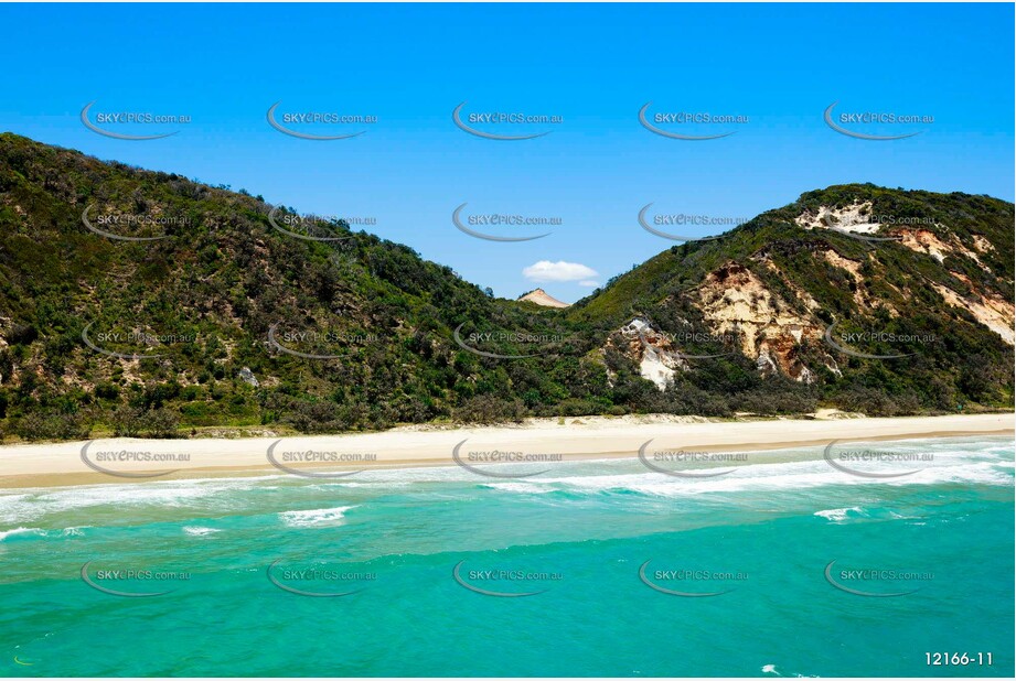 Coloured Sands - Teewah Beach QLD Aerial Photography