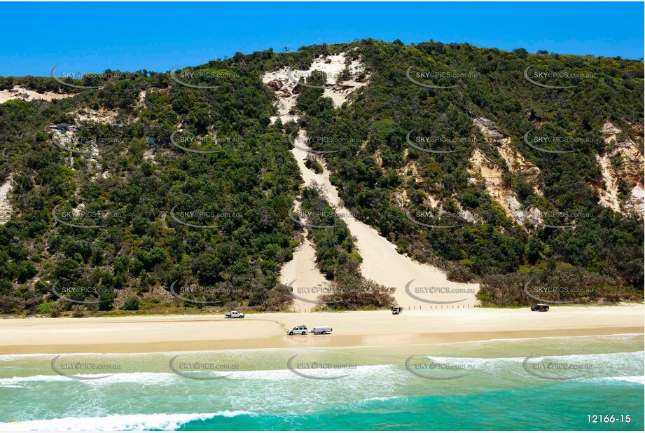 4WD Beach Driving - Teewah Beach QLD Aerial Photography