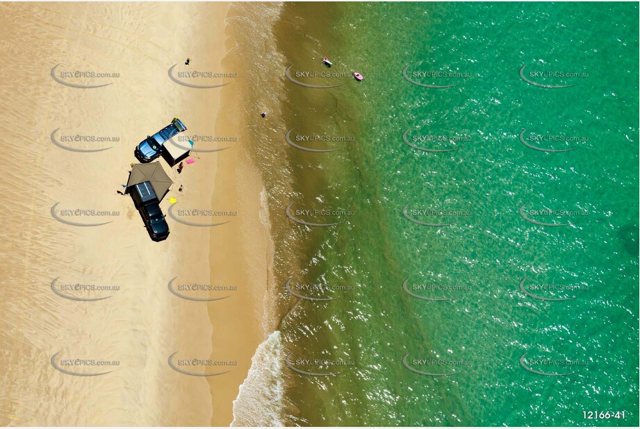 A day at the Beach - Double Island Point Lagoon Aerial Photography