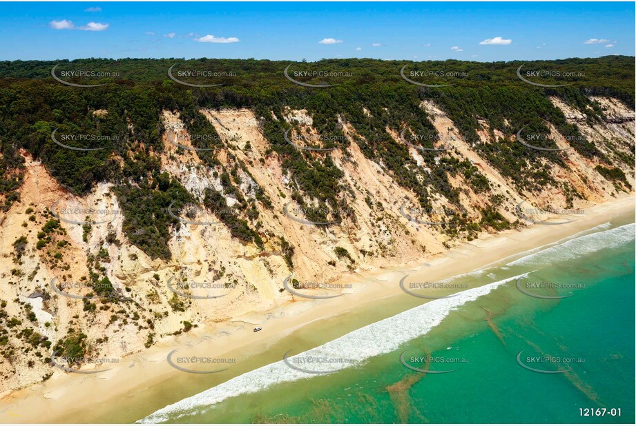 Coloured Sands - Rainbow Beach QLD Aerial Photography