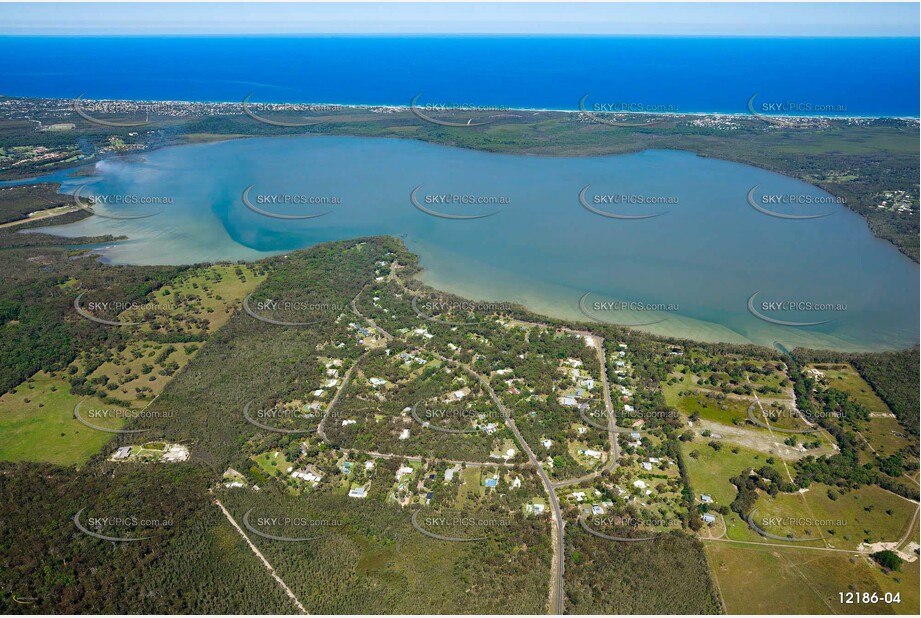 Weyba Downs on Lake Weyba QLD Aerial Photography