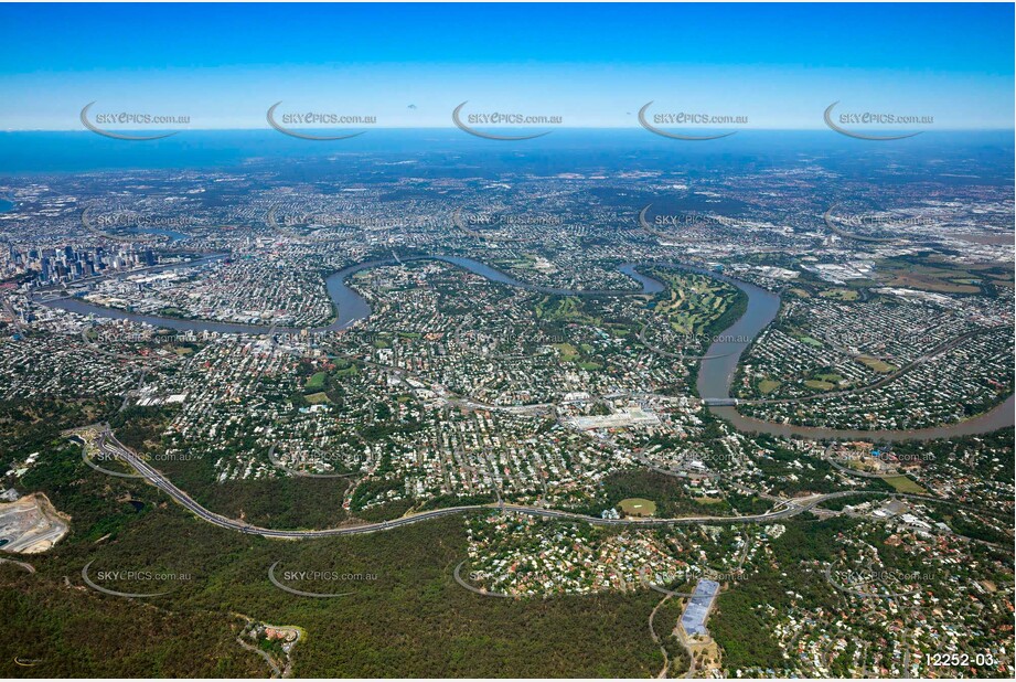 High Altitude Aerial Photo of Indooroopilly QLD QLD Aerial Photography