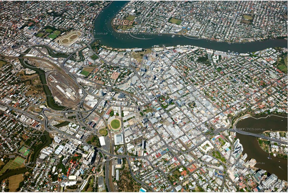 High Altitude Aerial Photo of Fortitude Valley QLD QLD Aerial Photography